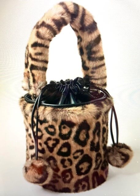 Faux Fur Leopard Handbags