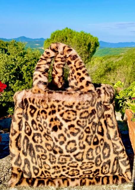 Faux Fur Leopard Shopper